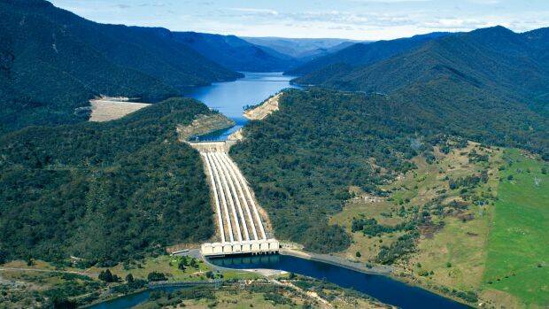 Snowy River Hydro Electic Scheme in Snowy Mountains. 