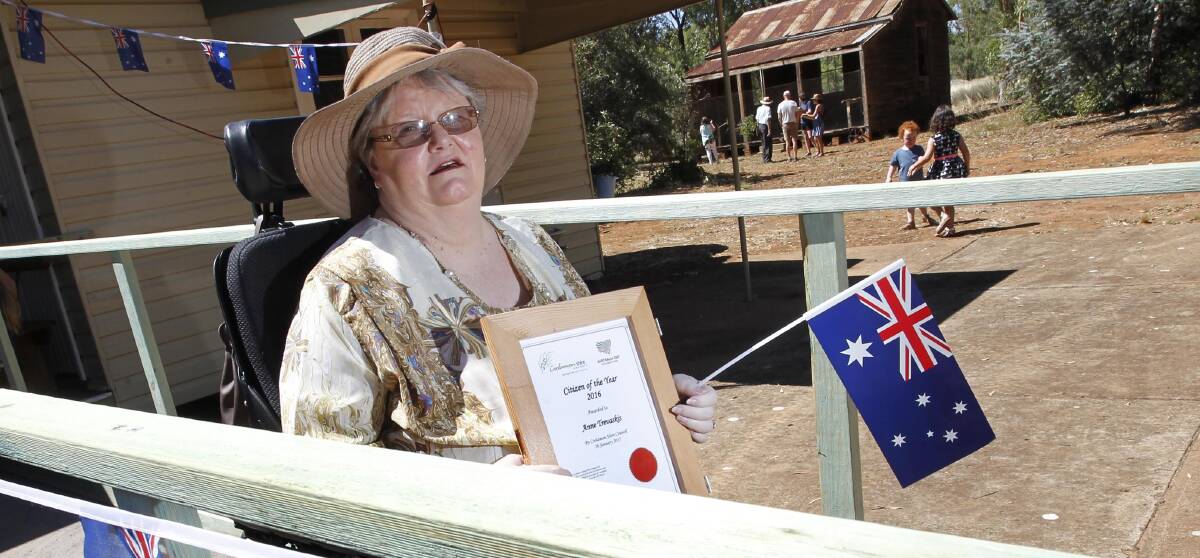 Coolamon Shire Council's citizen of the year, Anne Trevaskis, was overwhelmed by the honour last year.