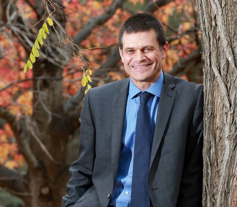 WORRIED: CSU vice-chancellor professor Andrew Vann said he was was looking closely at the university's budget and still hoped education reforms would be rejected.