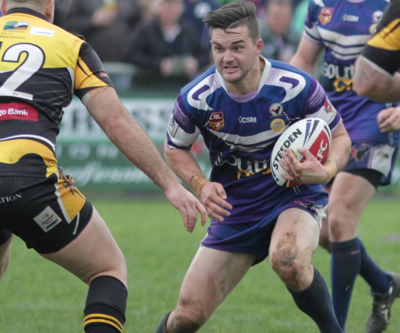 Jordan Shepherd in action for Southcity Bulls this season. Picture: Les Smith