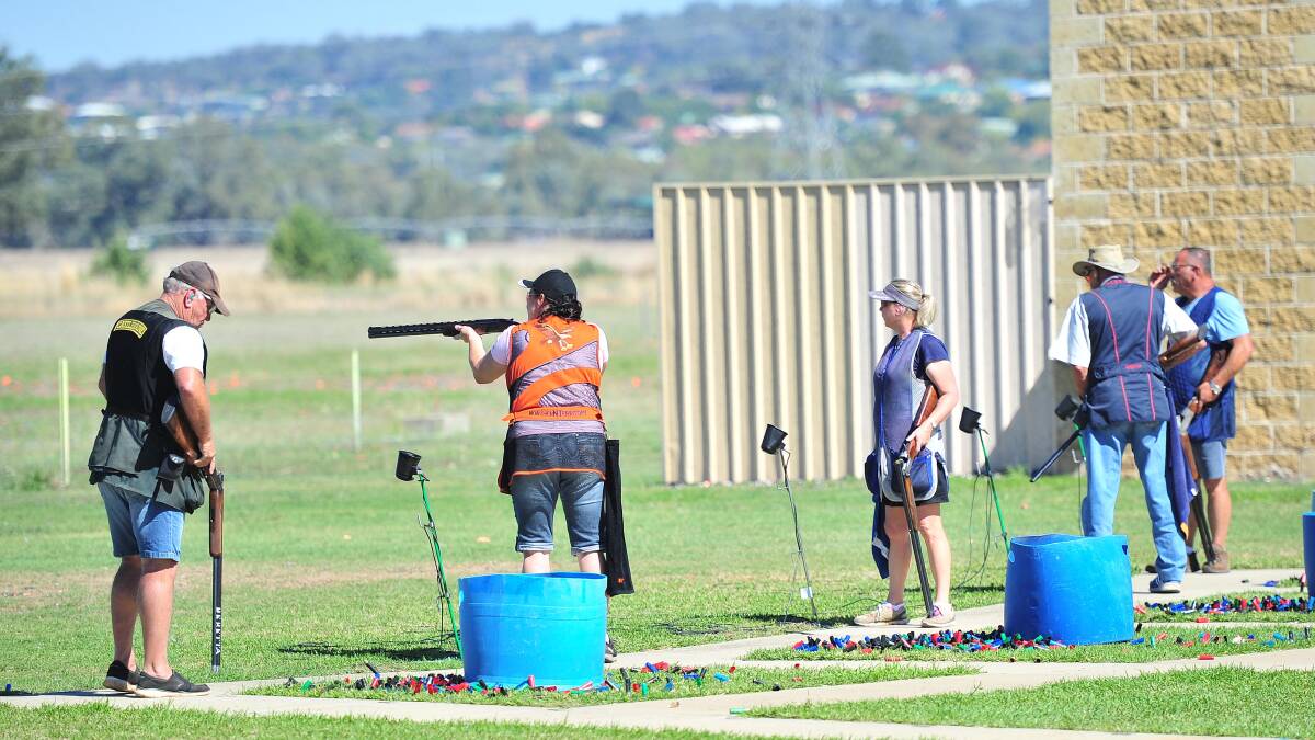 Australian Clay Target Association's National Championships in Wagga. Pictures: Kieren L Tilly