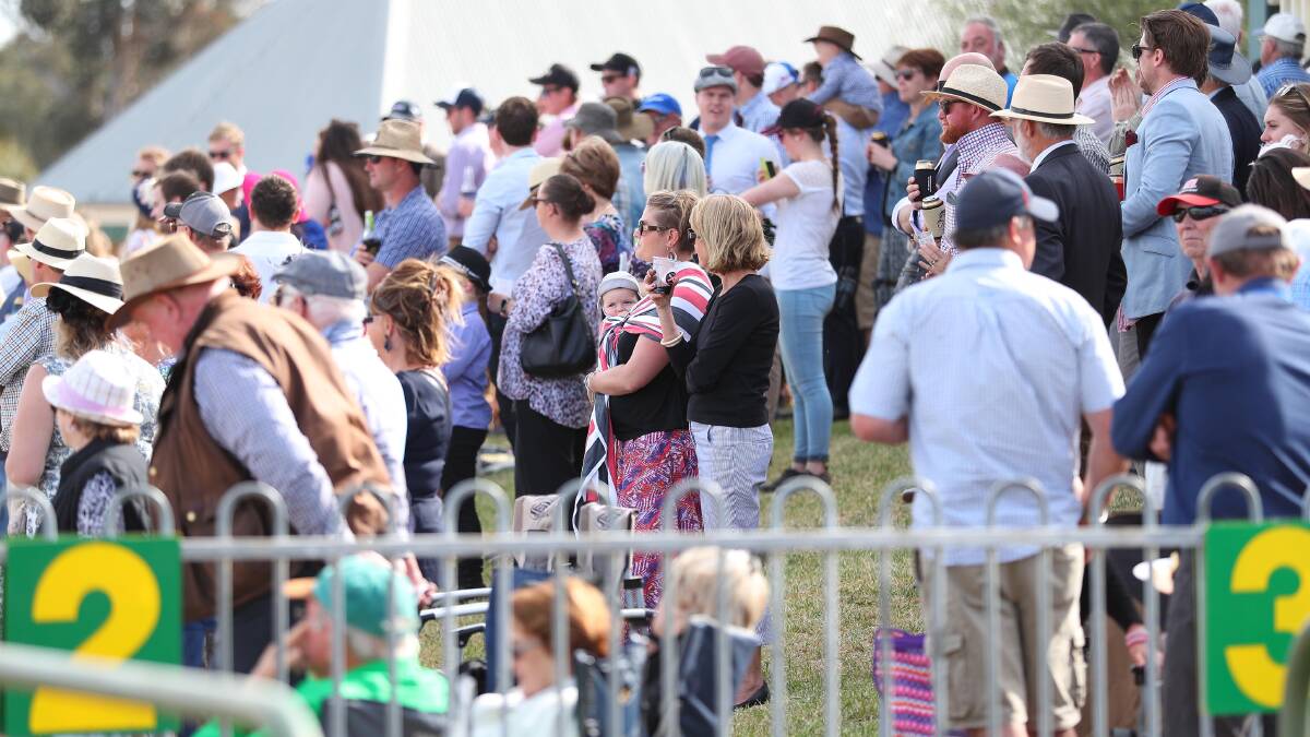 The Lockhart Picnics drew a crowd of more than 1000 on Friday. Picture: Kieren L Tilly