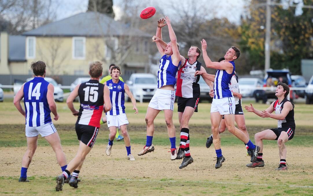 Kieren L Tilly captured the action as North Wagga proved too good for Temora at McPherson Oval