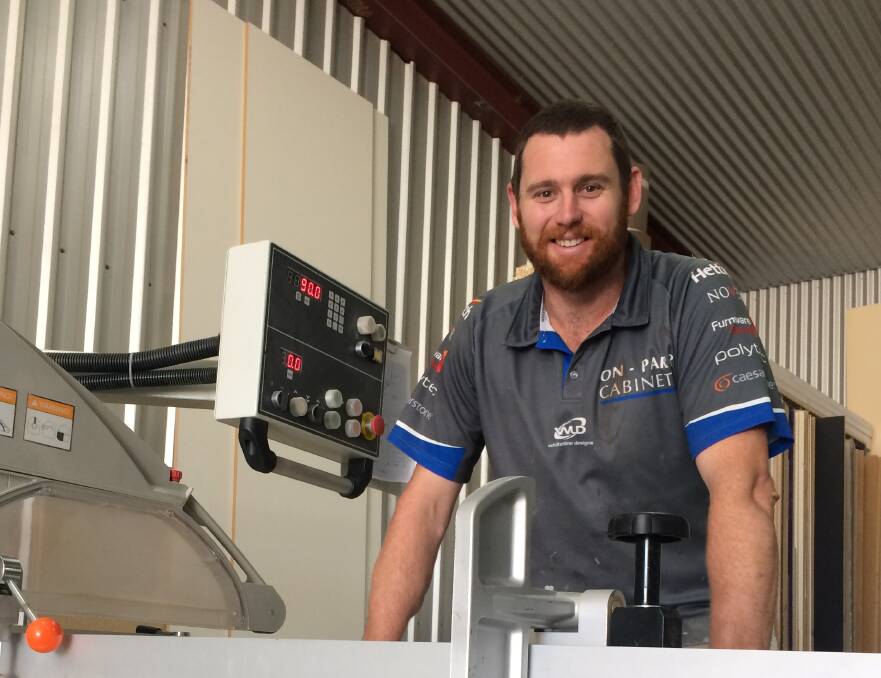 BACK IN THE SPOTLIGHT: Former Marrar coach Matt Molkentin hard at work on Friday ahead of his return to senior footy with the Bombers against CSU on Saturday. 