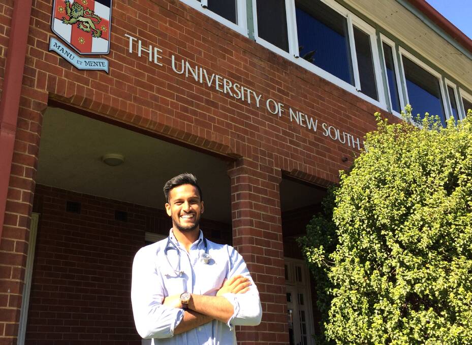 BRAVE NEW WORLD: CSU forward Vas Seker is kicking goals on and off the field. In between continuing his studies in medicine at the Wagga Rural Referral Hospital, Seker has made a big impression at the Bushpigs. Picture: Peter Doherty