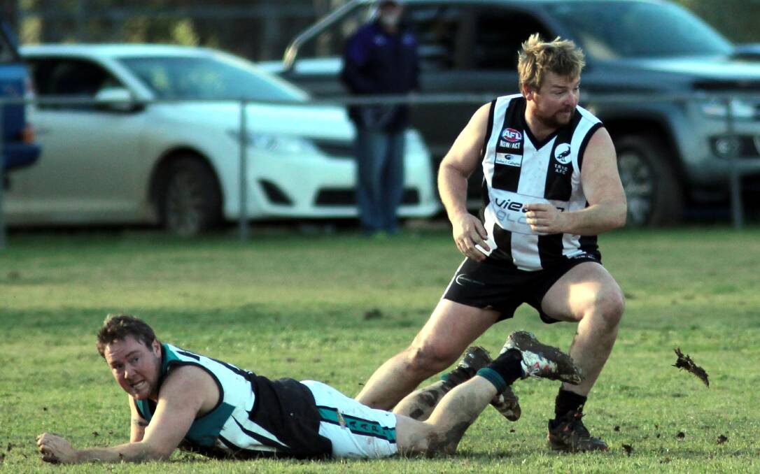 Pies beat Jets by three goals at Victoria Park. Pictures: Les Smith