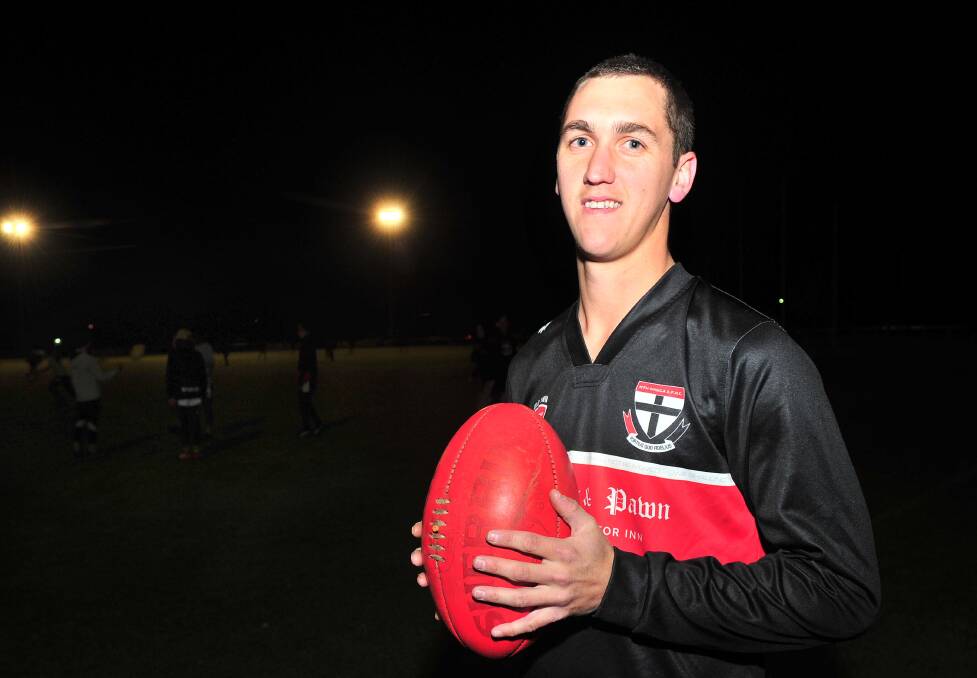 100 CLUB: North Wagga utility Troy Curtis will play his 100th senior game for the Saints on Saturday, the club's longest-serving first grade player. Picture: Kieren L Tilly