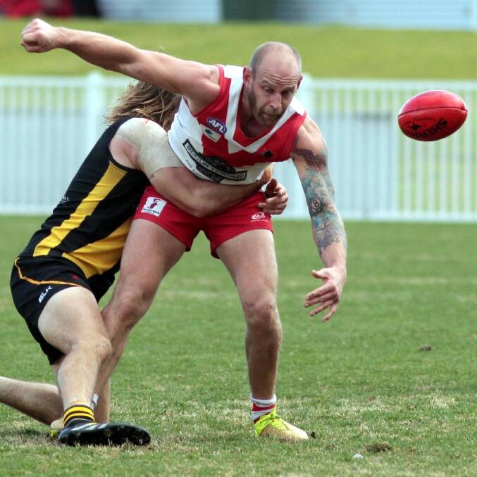 SIDELINED: Griffith's Guy Orton will miss games against Turvey Park and Leeton-Whitton due to suspension. 