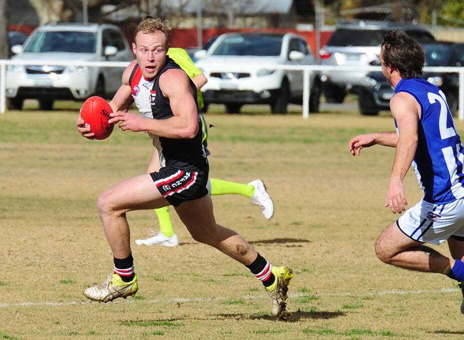 Star Saints midfielder Lachie Highfield is in his third season at the club, reducing his value under the player points system