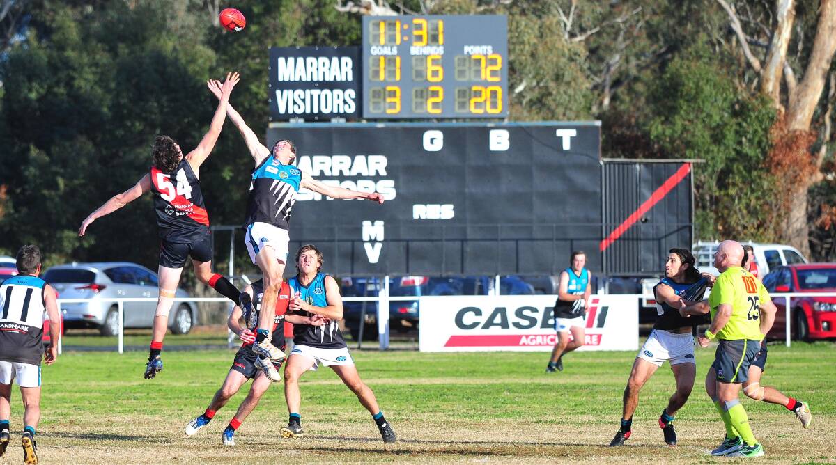 Kieren L Tilly captured the action as the Bombers returned to the winners list at Langtry Oval. 