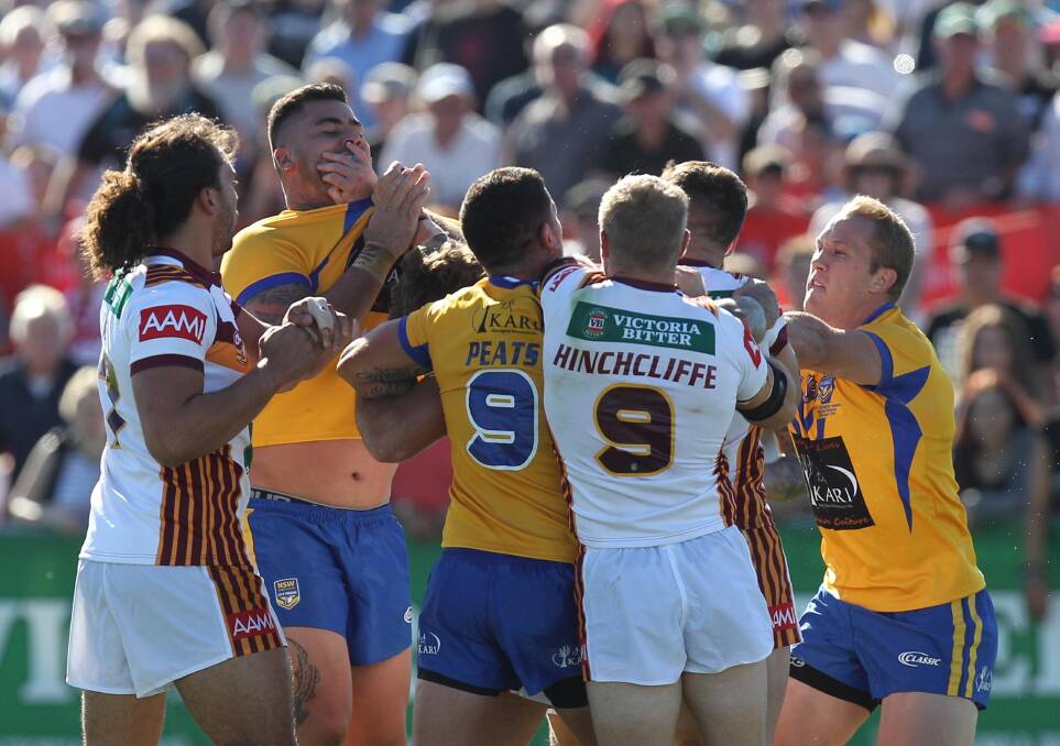 A sell-out crowd for Country-City in Wagga 2015 was a sign of league fans' enthusiasm for the game. The Country-City clash will be scrapped after this year, and the CRL is advocating for more NRL games to be played in the country. Pictures: Les Smith