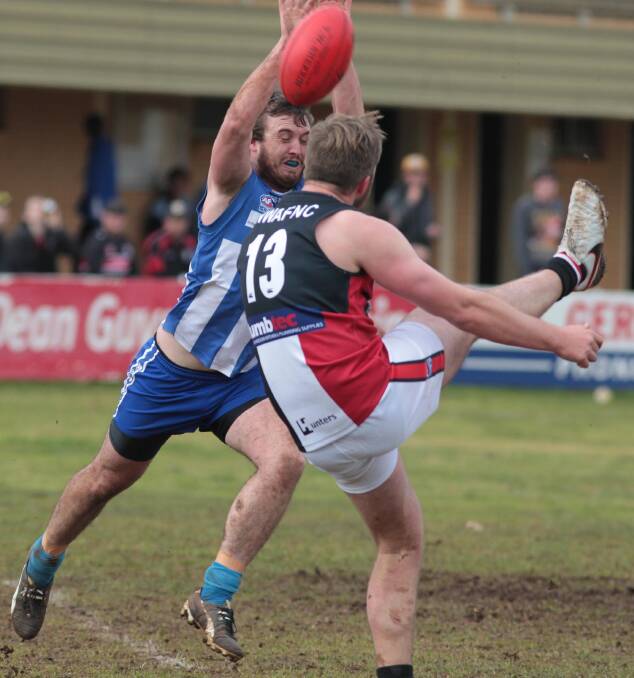 KEY ROLE: Temora's Liam Pattison was strong at the back against North Wagga.