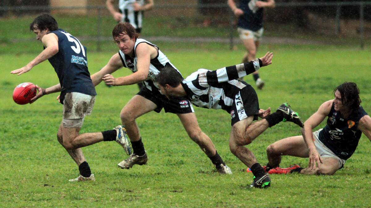 Blues too good for the Pies at Victoria Park. Pictures: Les Smith