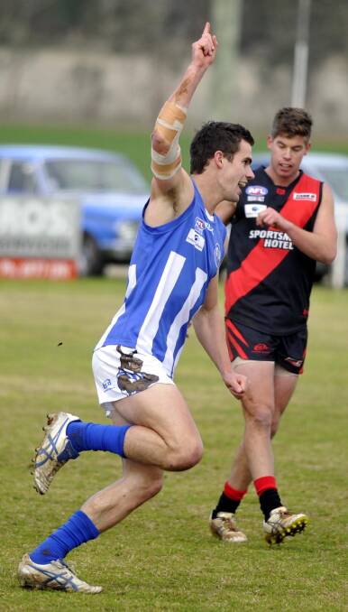 MOVING ON: After two seasons with Temora, including a premiership in 2014, key forward Matt Wallis has confirmed his time at the Roos is over. Picture: Les Smith