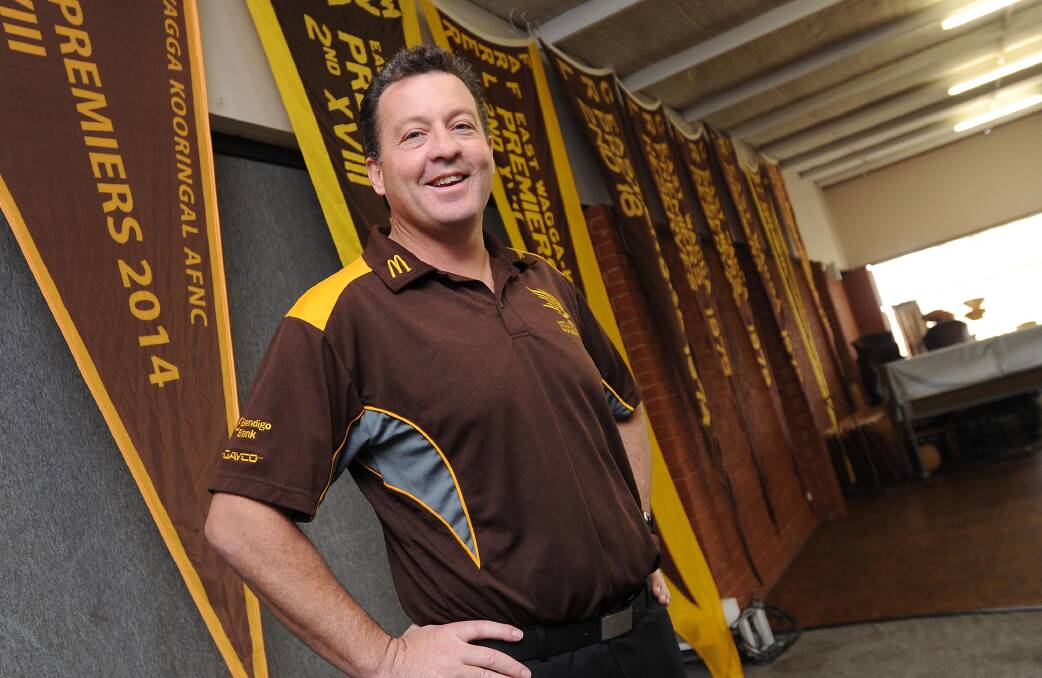 PLACE IN HISTORY: Premiership coach Gavin McMahon will step down at the end of the year after four seasons leading East Wagga-Kooringal. Picture: Les Smith