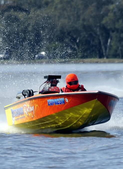 SPEED THRILLS: Mick Henderson racing in last year's event.