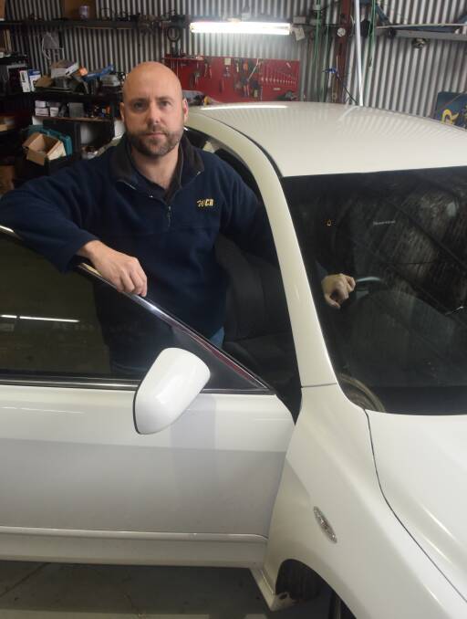 SECURE: Wagga Car Radio and Hi-Fi sales manager Dan Grundy says there's been an influx of interest in vehicle security. 
