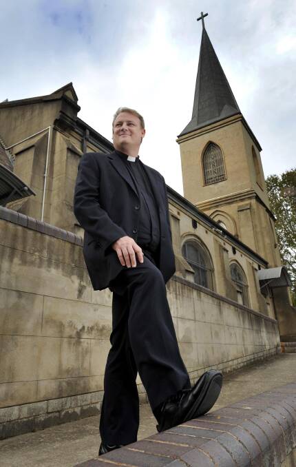 MOVING ON: Rector of the Anglican parish of Wagga, Reverend Michael Armstrong will leave in May. Picture: Les Smith 