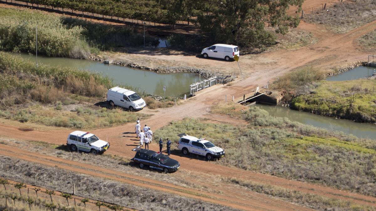 Police conduct a thorough search of surrounding Leeton in the search for Stephanie Scott. 
