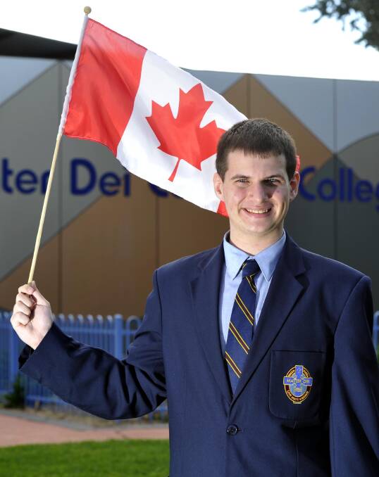 SUPER STUDENT: Mater Dei Catholic College student Jacob McMullen will wave the flag for Wagga at Canada's National Youth Science Forum. 