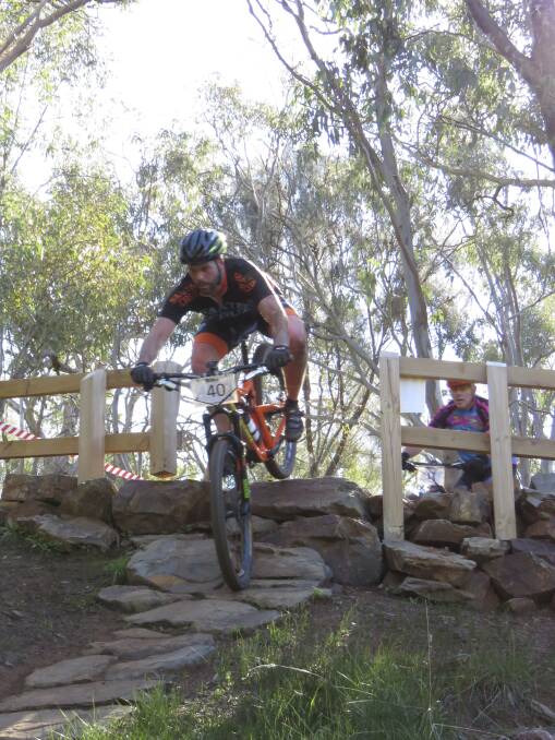 Challenging section of the Wagga RAMBO course at Pomingalarna. Picture: Sharryn Burke