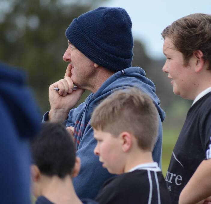 BIG FAN: Young president Paul Cameron braves the weather to watch juniors play locally. Cameron appreciates the strength of the Pascoe Cup competition, while backing the amendment to the rule. Picture: Elouise Hawkey