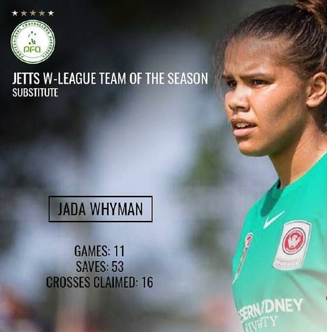 Western Sydney Wanderers keeper Jada Whyman