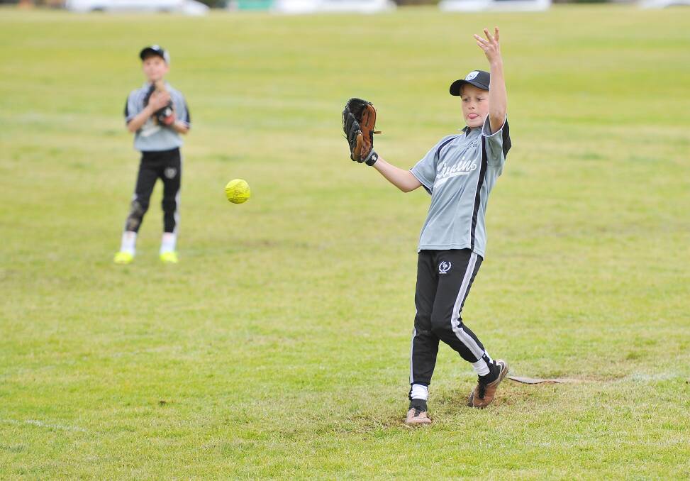 Riverina softball player Jacob Rose at French Fields in August. Picture: Kieren L. Tilly