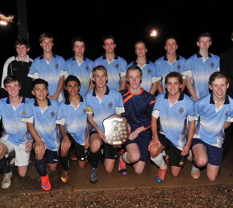 WINNERS: Creed Shield defending premiers Wagga High win the title again on Wednesday.