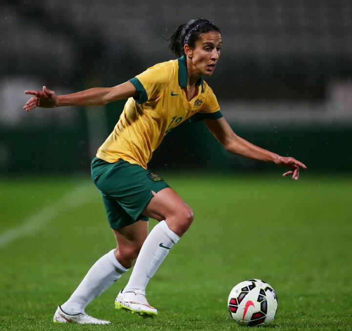 WAGGA-BOUND: Locals girls have the opportunity to meet a true professional  on Friday as Matildas player Leena Khamis will attend the Mini Matildas gala day.