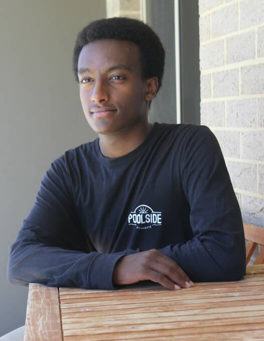 Onward and upward: Abenezer Tilahun, 18, is one of many former year-12 students making big plans for the future, after he was offered a place at UNSW. 