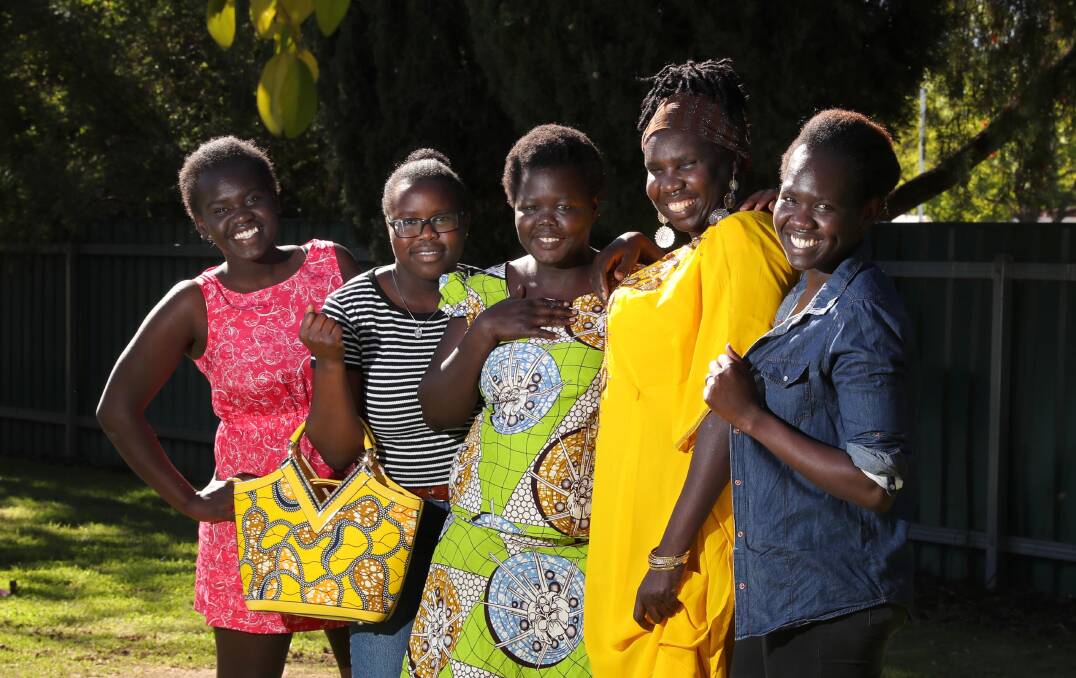 Jackie Okot, Winnie Ochieng, Mary Victor, Constance Okot and Vicky Okot can't wait to celebrate cultural diversity at this year's Fusion Festival. 