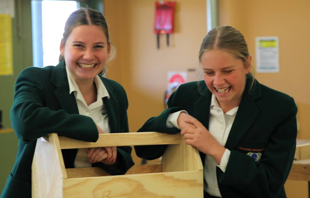 Young lady-tradies determined to build bright futures