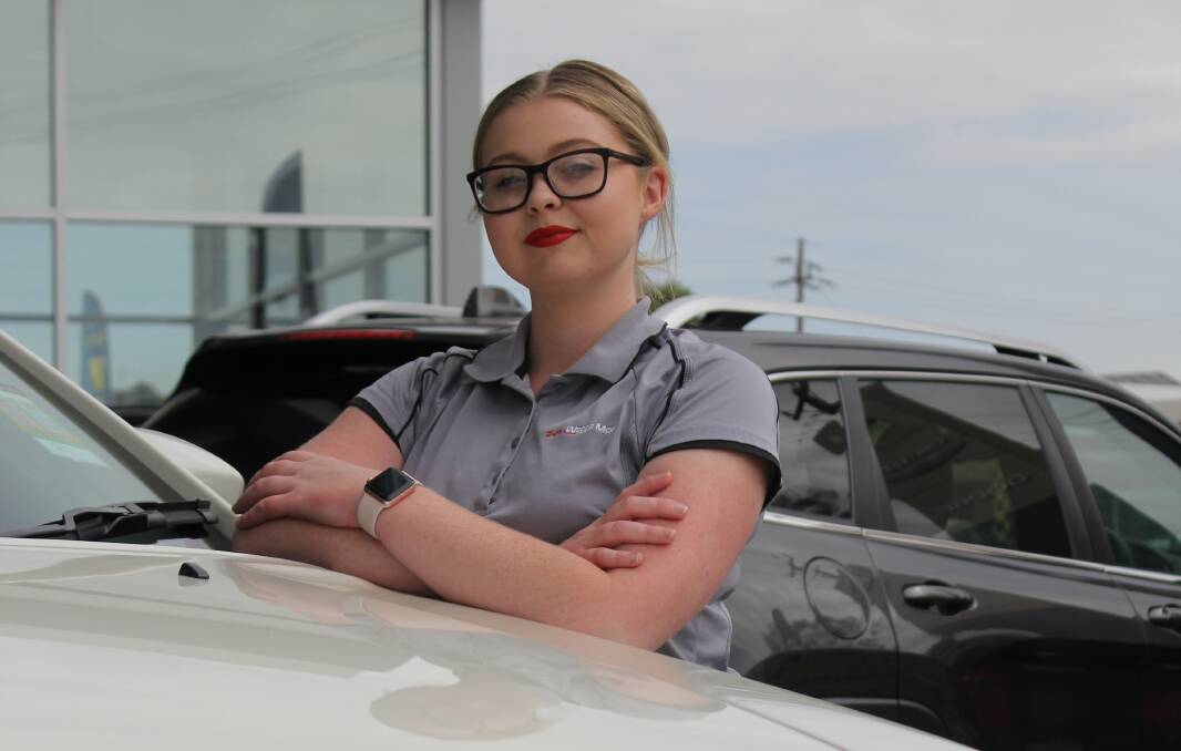 Driving success: One of Australia's best car-sales representatives, Wagga woman Tabatha Lynch, says the secret to selling cars lies in honesty, confidence and having a thick skin. 