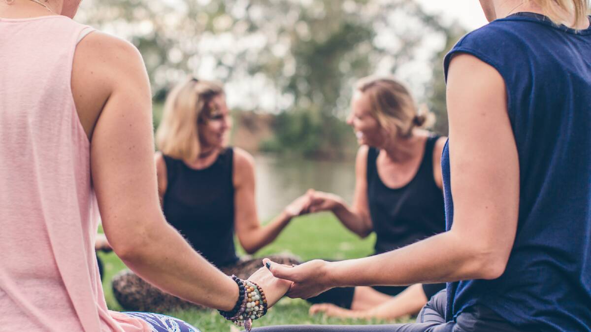 Mindfulness in meditation: Wagga women are invited to join the Sisterhood Collective for the launch of an empowering meditation circle on Wednesday, supporting those less fortunate.    