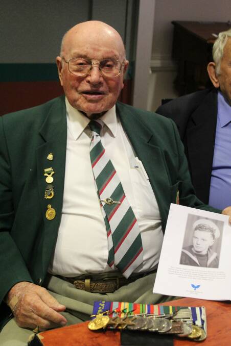 Lest we forget: Former Wagga man Alf Carpenter said a solemn goodbye to his brother, the late Eric Carpenter - one of the city's remaining WWII veterans. 