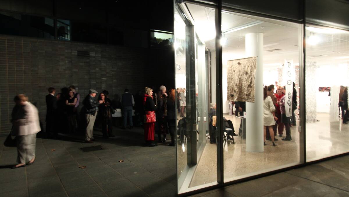 OPEN TO ARTISTS: The exhibition launch for Pathogenesis: Marita Macklin, E3 art space 2011. Applications are open August 1 for next year's gallery spaces. Picture: Contributed