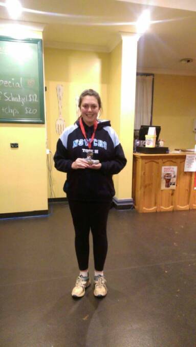 WINNER: Madeleine Graham is the best and fairest winner in the Coolamon Friday night netball competition. Picture: Contributed