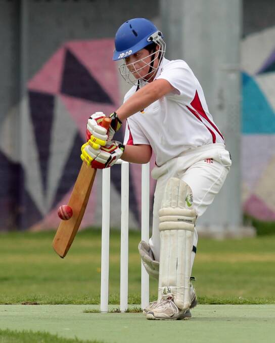 STAR RISING: 16-year-old Holbrook wicketkeeper Tom Heriot broke and equalled association and club records in the weekend match against TYRC. Picture: Les Smith