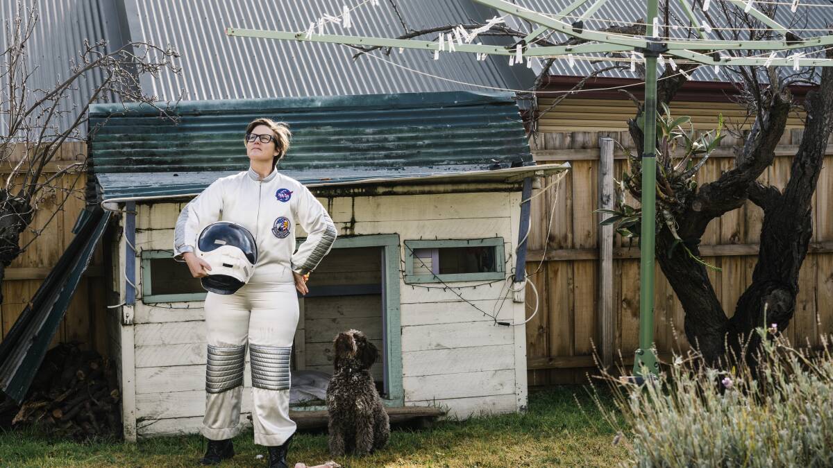 DOGMATIC: Hannah Gadsby is a story teller with a joke rate that most dads at a family barbecue would envy. Picture: Alan Moyle