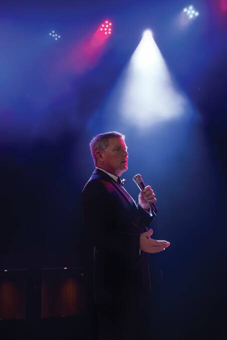 STYLISH: Tom Burlinson performs in Sinatra At The Sands with an All Star Big Band.