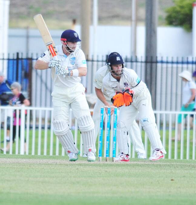 NOT BAD: Reader Brian Lawrence believes criticism of Robertson Oval for the Sheffield Shield, with Peter Nevill here at bat, is unwarranted. Picture: Kieren L Tilly