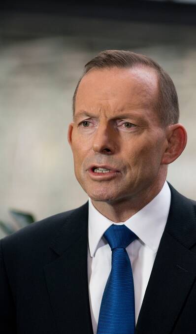 WAR CRY: Prime Minister Tony Abbott is beating the war drum, says Ray Goodlass.