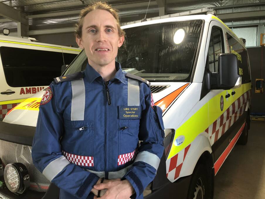 Wagga Ambulance Acting Station Manager Luke Sturt says commonsense behaviour such as 