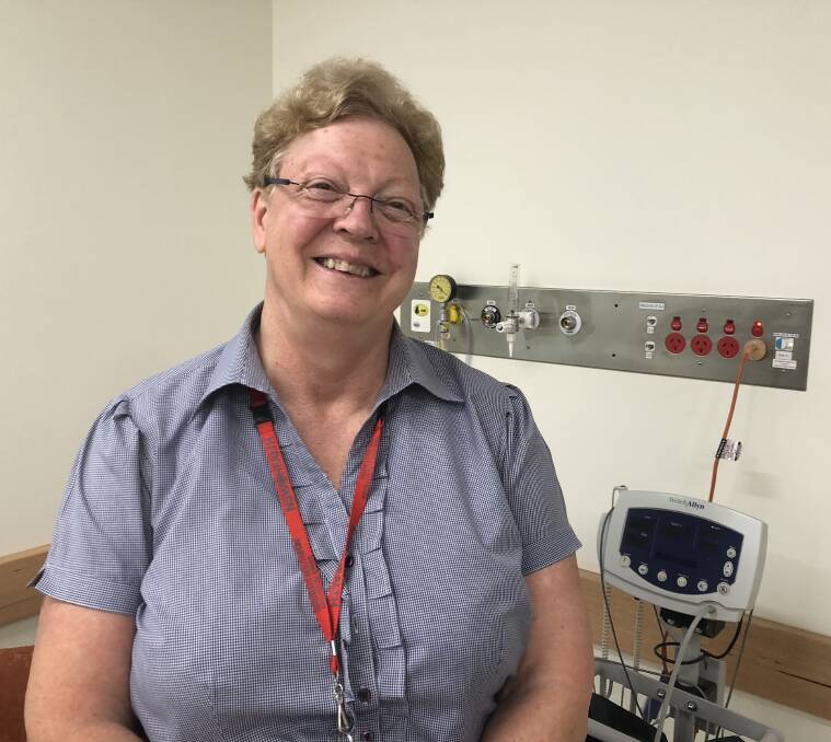 READY FOR THE HEAT: Wagga Clinical Nurse Consultant for emergency services Anne Hawkins says the hospital is ready for a spike in patients with heat-related illnesses on Tuesday, but warns there could be a wait. Picture: Marguerite McKinnon.