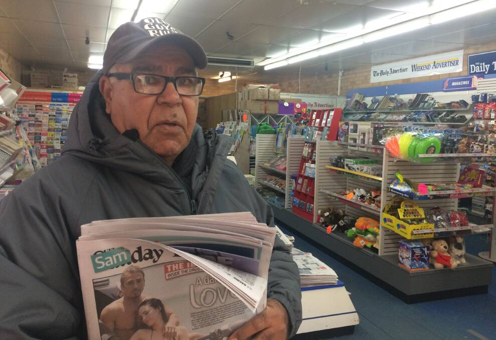 WARNING: Ashmont resident and Aboriginal elder Hewitt Whyman fears his newsagent's life is at risk. 