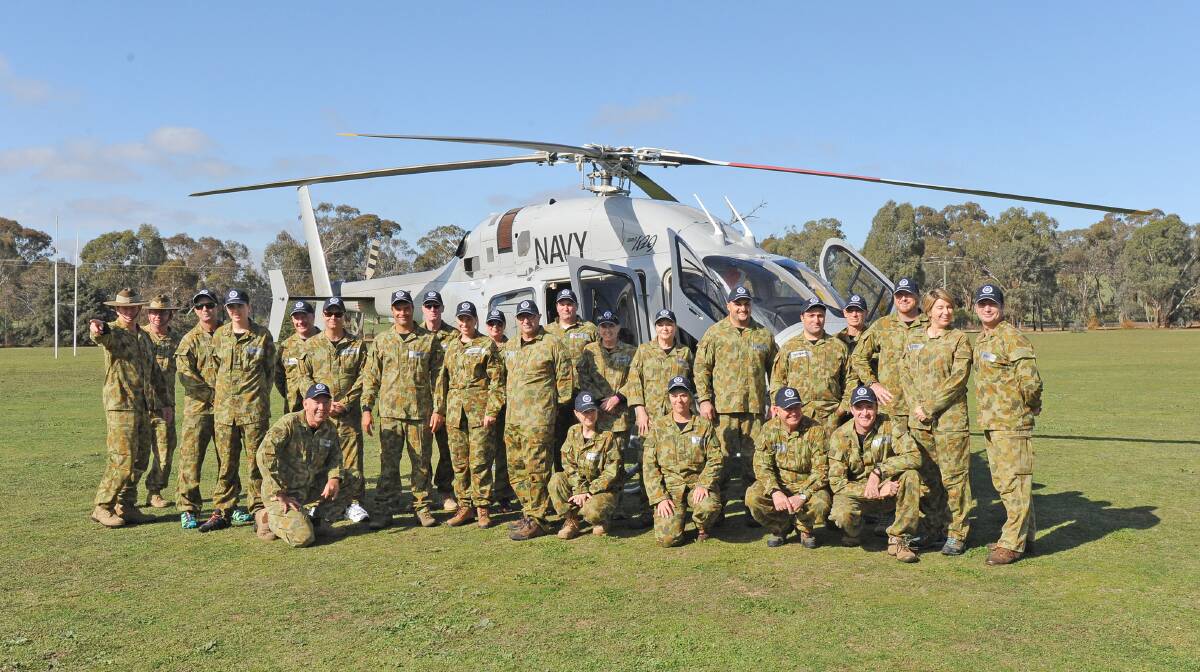 CHALLENGE: This year's participants in the Defence Reserves Support VIP Challenge were put through their paces on Thursday and Friday at Kapooka.