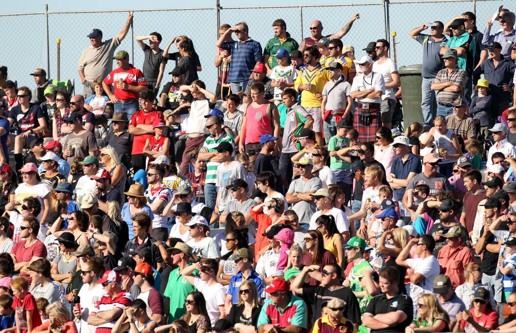 BUMPER CROWD: Sunday's City-Country game in Wagga attracted more than 9100 through the gates of Equex Center. Picture: Les Smith