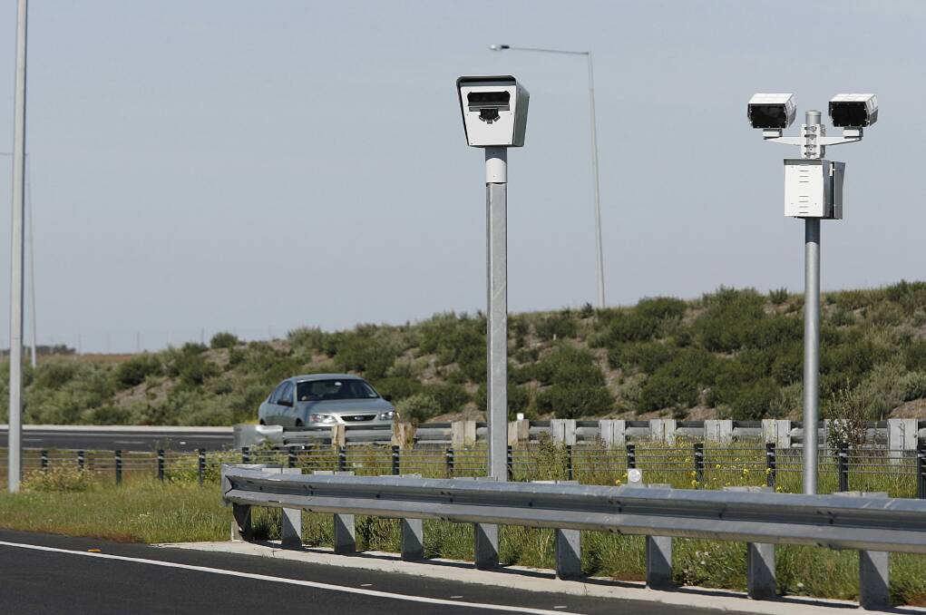 Point-to-point speed cameras on the Hume Highway. Picture: File shot