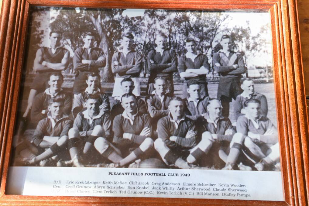 The 1949 Pleasant Hills Football Club team photo. Picture by Mark Jesser